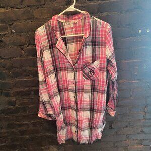 Victoria's Secret Pink Plaid Nightgown